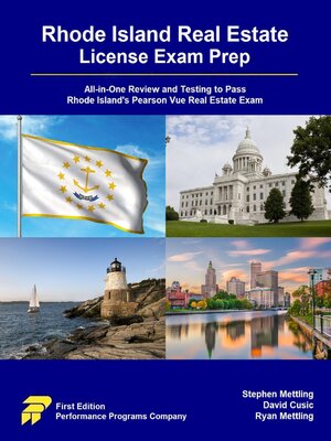 cover image of Rhode Island Real Estate License Exam Prep